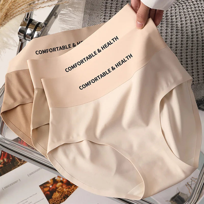 Invisible Ice Silk Seamless Ultra-thin High Rise Comfortable Underwear