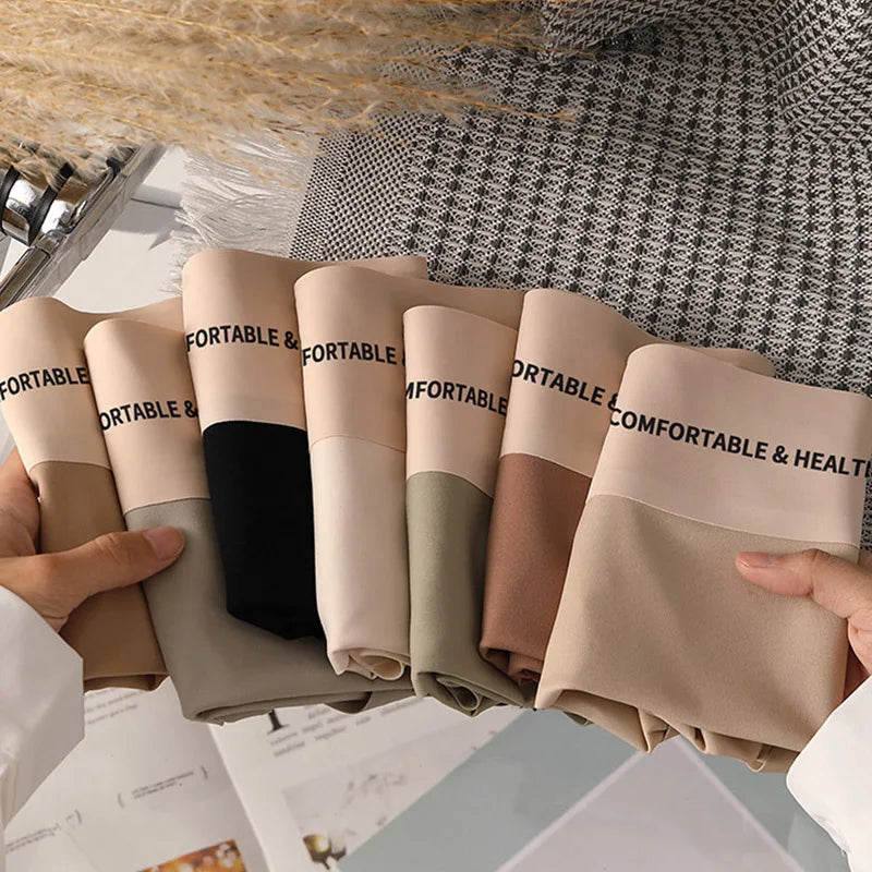Invisible Ice Silk Seamless Ultra-thin High Rise Comfortable Underwear