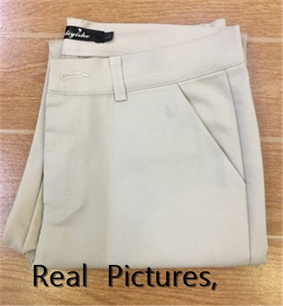 Fashion Cute Candy Color Pencil Pant w/Stretch Cotton Slim Waist for Casual Office Work Trouser