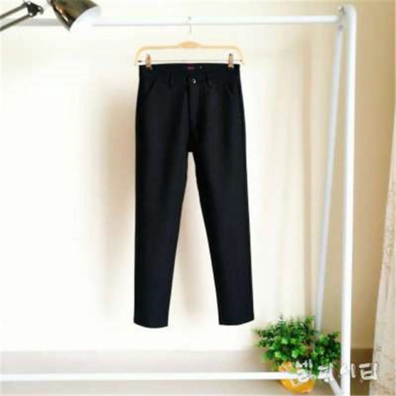 Fashion Cute Candy Color Pencil Pant w/Stretch Cotton Slim Waist for Casual Office Work Trouser