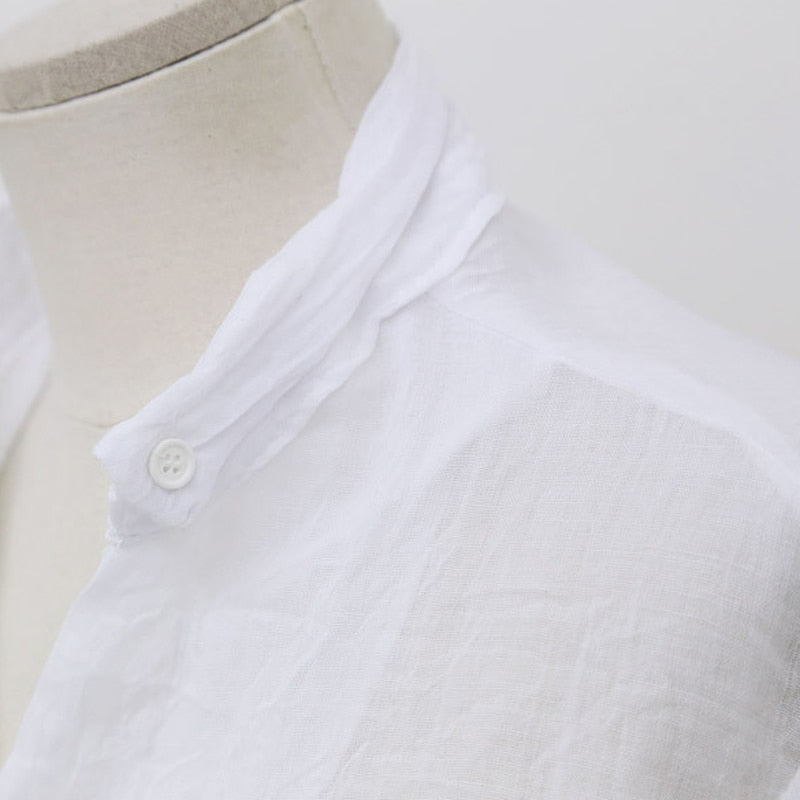 Women's Fashion Summer Linen Long Sleeve Top