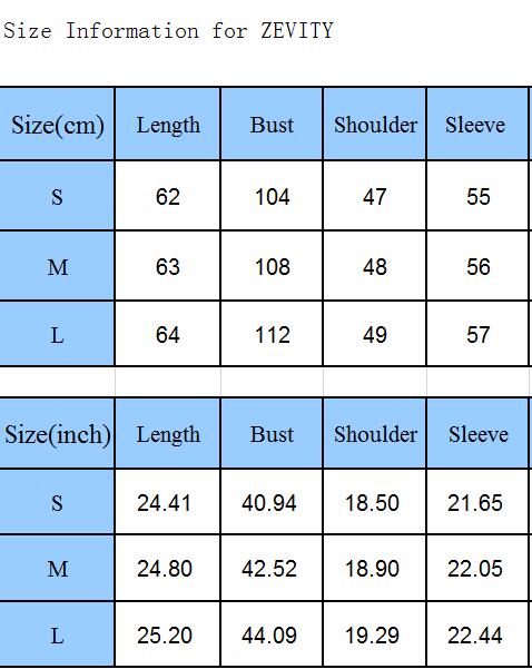 Zevity Women's Fashion Modern Ladies Print Loose Fleece Sweatshirts - O Neck Long Sleeve Hoodies Chic Pullovers Tops H2840