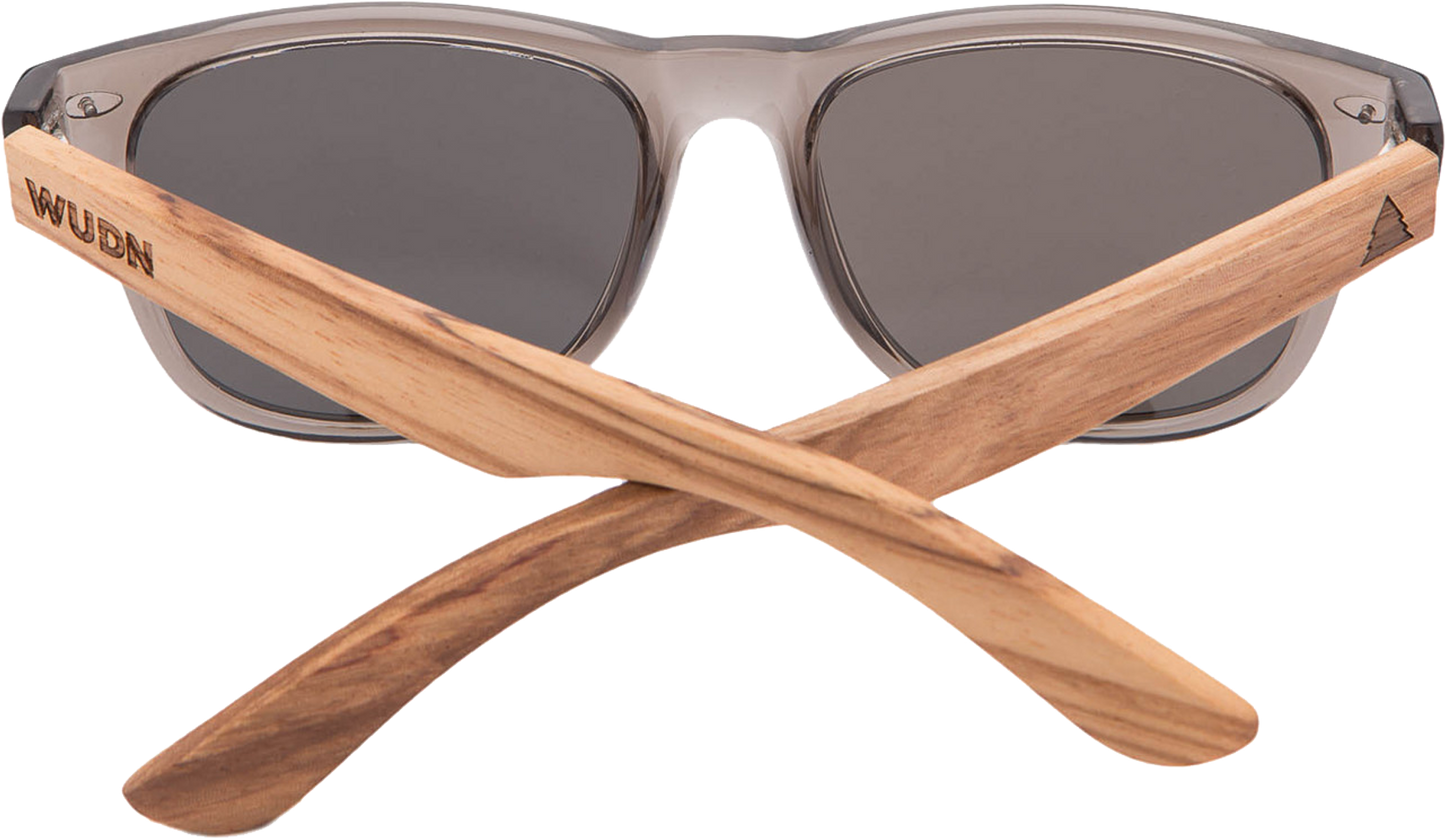 Real Zebra Wood Wanderer Sunglasses by WUDN