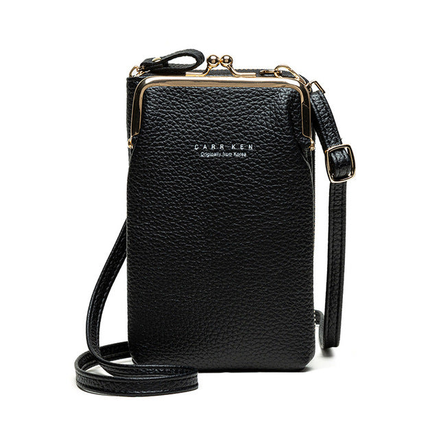 Fashion Small Crossbody Bag Mini PU Leather Shoulder Messenger Bag