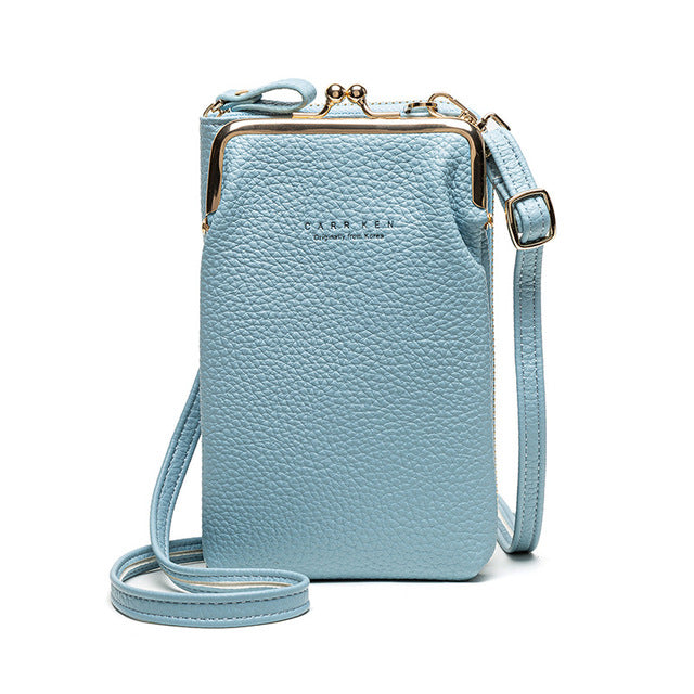 Fashion Small Crossbody Bag Mini PU Leather Shoulder Messenger Bag