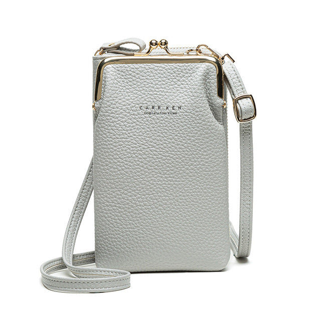 Fashion Small Crossbody Bag Mini PU Leather Shoulder Messenger Bag