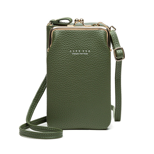 Fashion Small Crossbody Bag Mini PU Leather Shoulder Messenger Bag