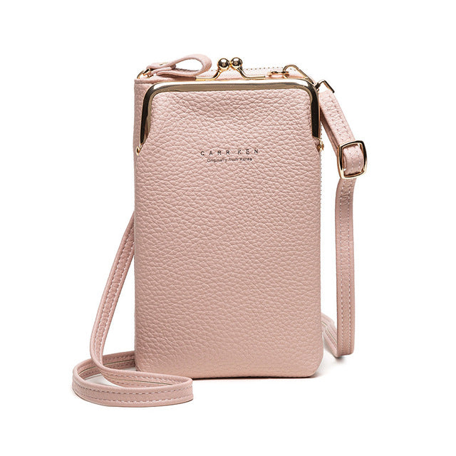 Fashion Small Crossbody Bag Mini PU Leather Shoulder Messenger Bag