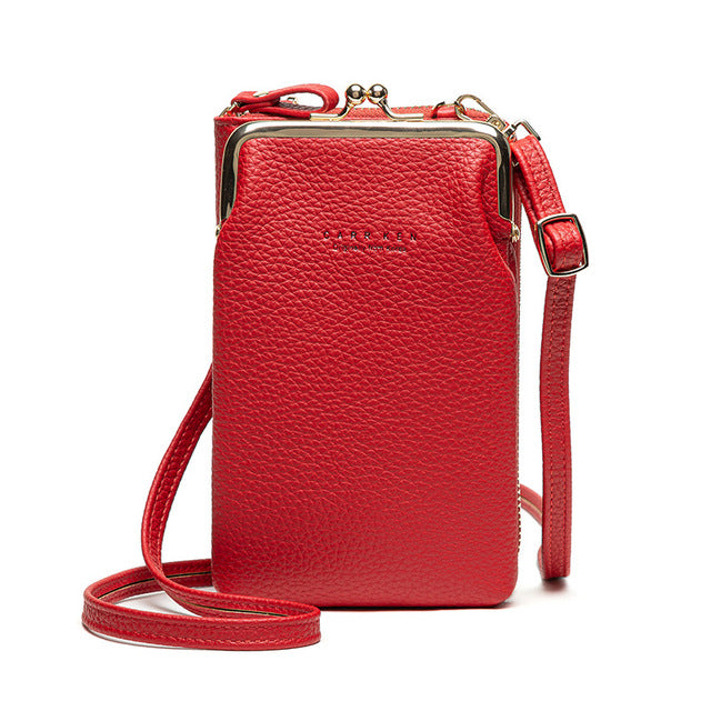 Fashion Small Crossbody Bag Mini PU Leather Shoulder Messenger Bag