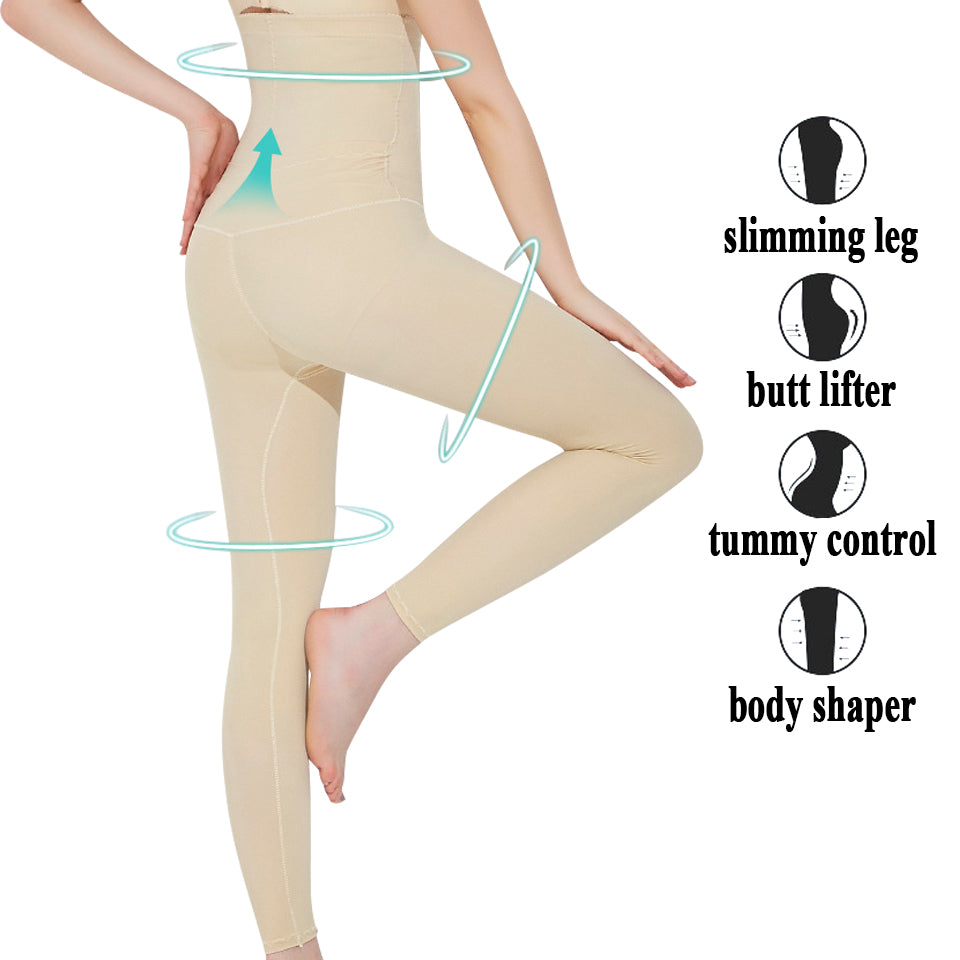 Belly Flat - Thigh Shaper Seamless High Waist Control Panties Soft Bodyshaper