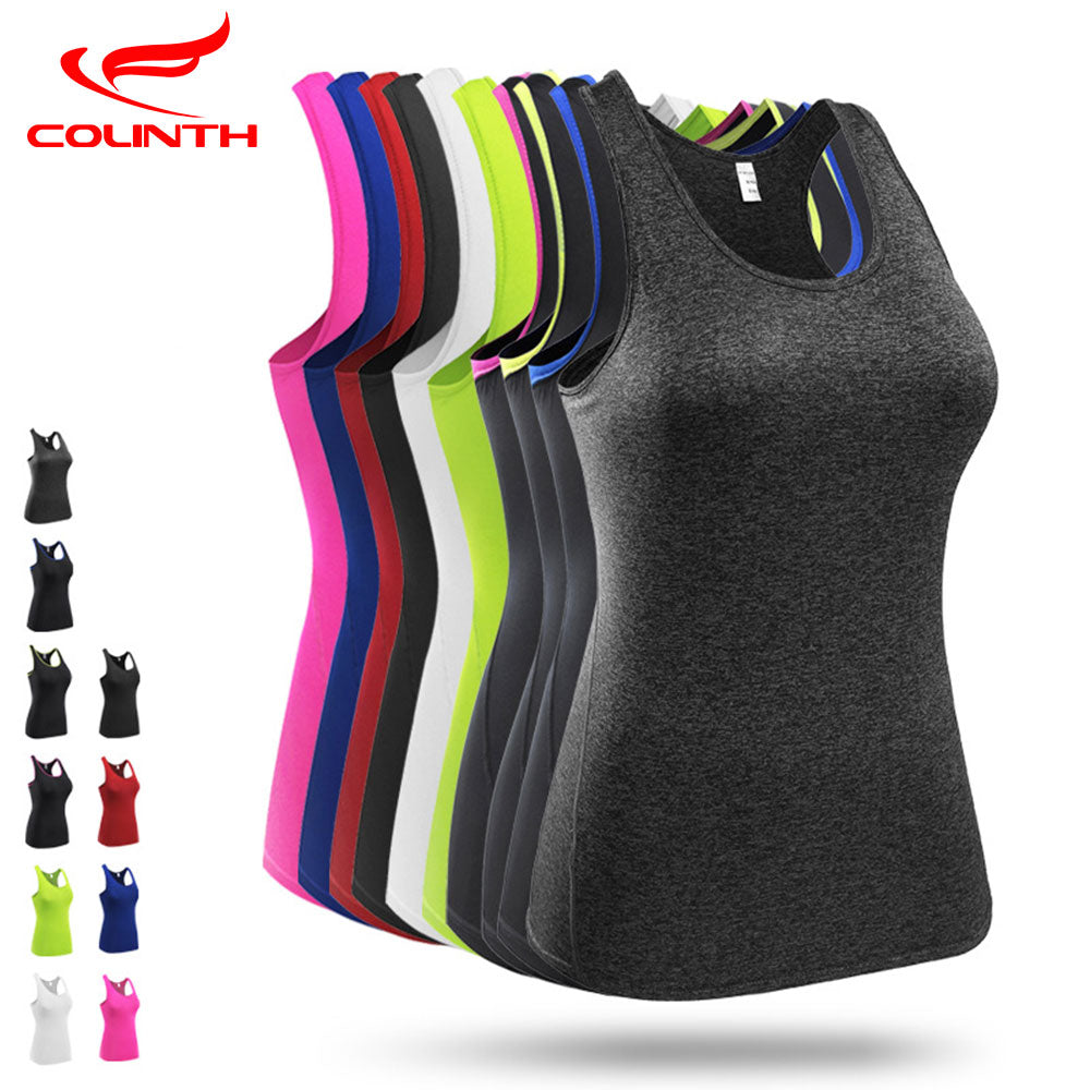 Women's Sports Vest Professional Quick-Drying Fitness Tank Top Active Workout T-shirt