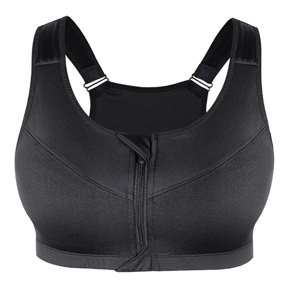 Curvy Bra Top With Front Zipper