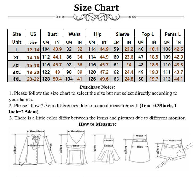 Curvy Size Two Piece Outfits Women Matching Suit Solid Top Leggings Pants Set