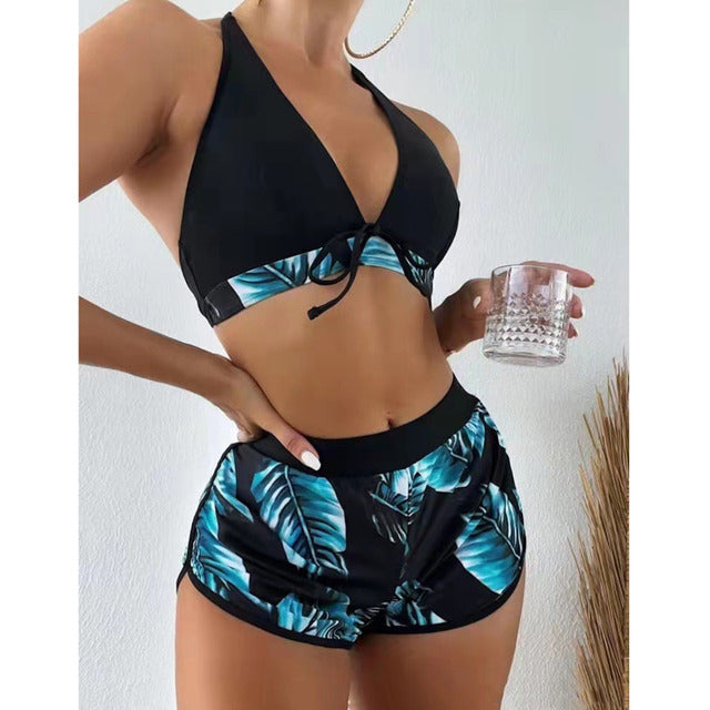 Tankini Sports Beach Wear Two-Piece Swimming/Bathing Suit