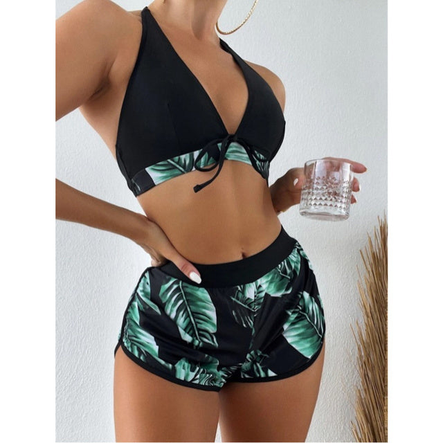 Tankini Sports Beach Wear Two-Piece Swimming/Bathing Suit