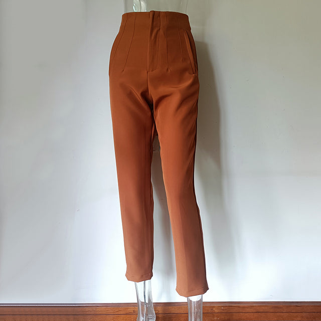 Ardm Fashion High Waisted Casual Women's Trousers or Short